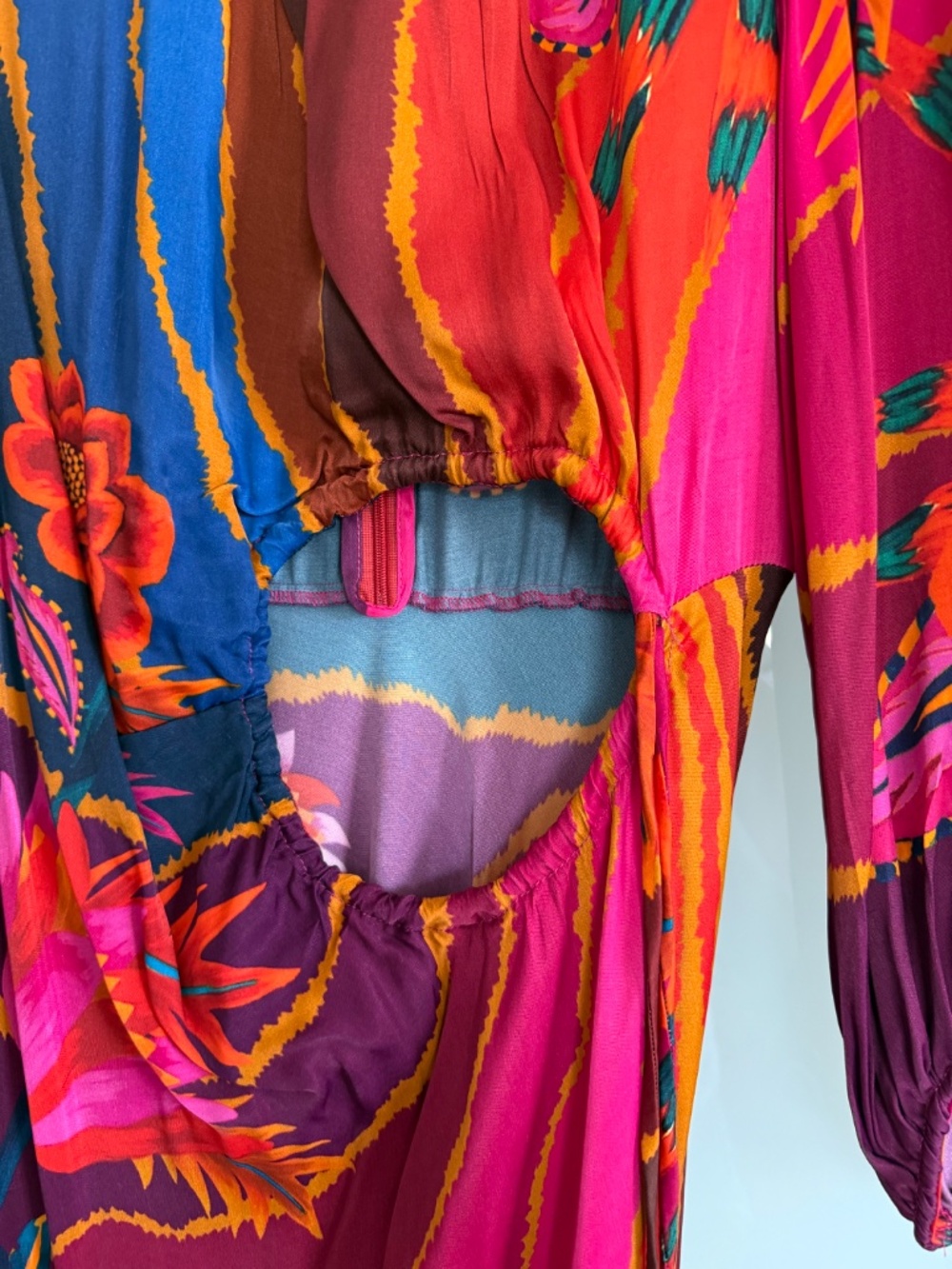 NWOT, Farm Rio Wave Circle Maxi - Picture 6 of 11
